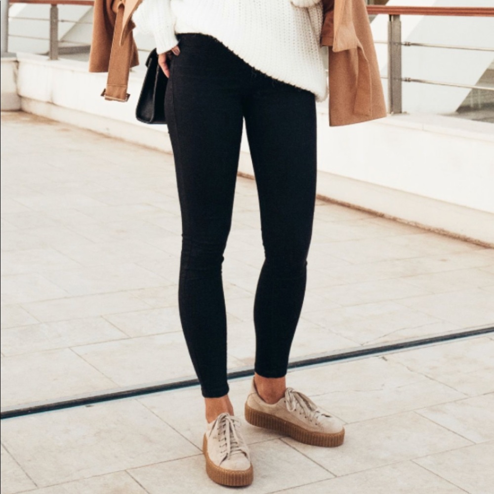 Nelly Nude Gum Sole Sneakers EU 38